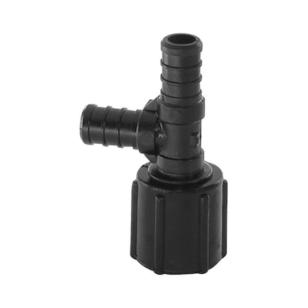 Flair-It Flair-It Ecopoly 1/2 in. PEX Barb X 1/2 in. D FPT Plastic Tee, PK5 32828